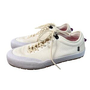 Landed Footwear The Overlook White Canvas Everyday Technical Sneaker Mens 12